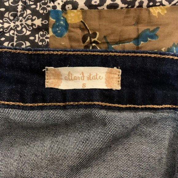 Altar"d State blue jean skirt with buttons size small EU B59 - Picture 4 of 6